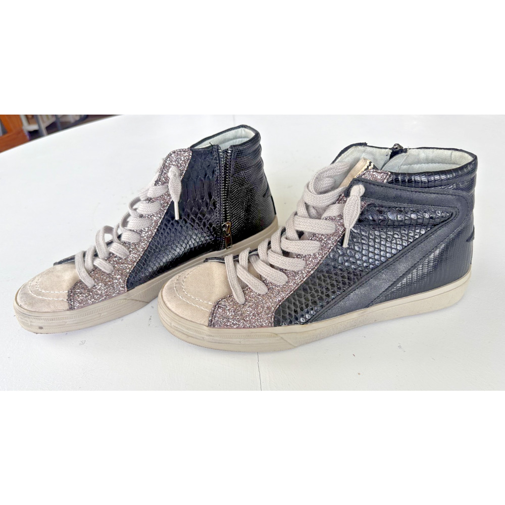 Stylish Black and Gray Women's Sneakers